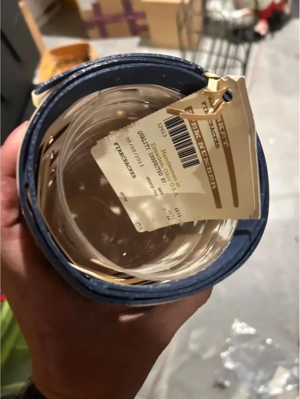 Longaberger firecracker basket and protector